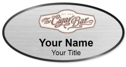 Custom name badges for The Cigar Bar