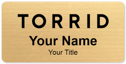 Custom name badges for Torrid