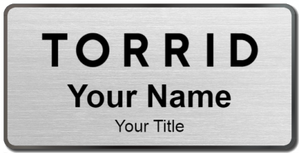 Custom name badges for Torrid