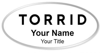 Custom name badges for Torrid
