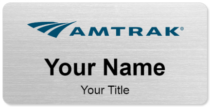 Custom name badges for Amtrak