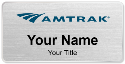 Custom name badges for Amtrak