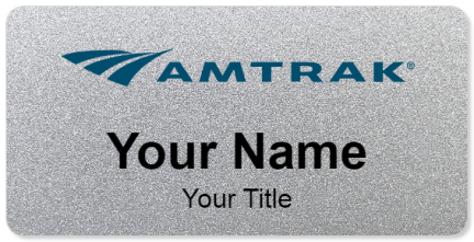 Custom name badges for Amtrak