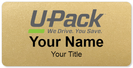 Custom name badges for U Pack