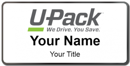 Custom name badges for U Pack