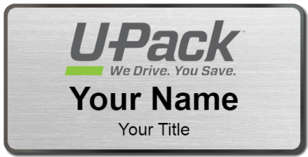 Custom name badges for U Pack