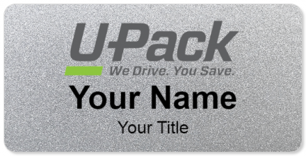 Custom name badges for U Pack