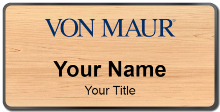Custom name badges for Von Maur