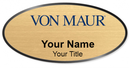 Custom name badges for Von Maur