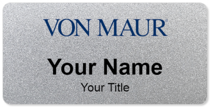 Custom name badges for Von Maur