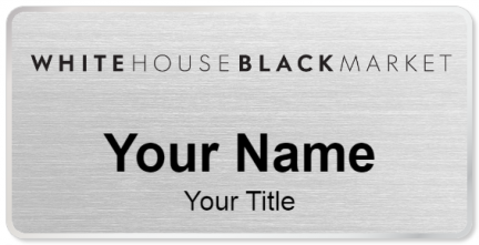 Custom name badges for White House Black Market