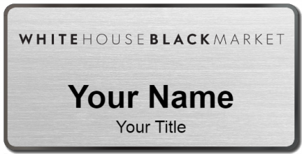 Custom name badges for White House Black Market
