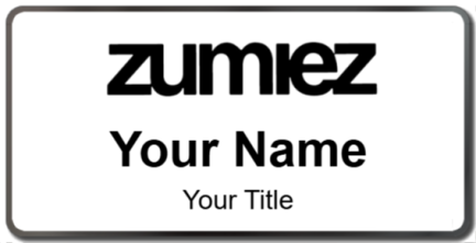 Custom name badges for Zumiez