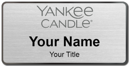 Custom name badges for Yankee Candle