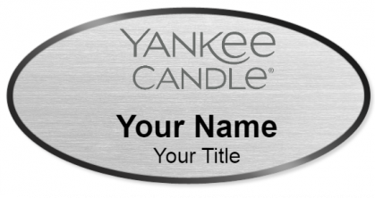 Custom name badges for Yankee Candle