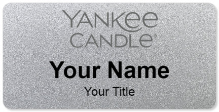 Custom name badges for Yankee Candle