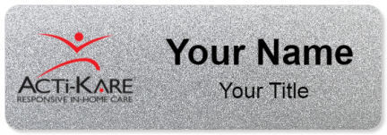 Custom name badges for Acti Kare