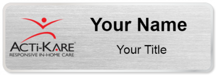 Custom name badges for Acti Kare