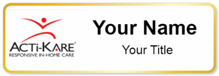 Custom name badges for Acti Kare