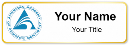 Custom name badges for American Academy of Pediatric Dentistry