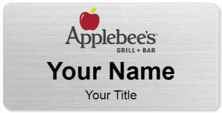 Custom name badges for Applebees