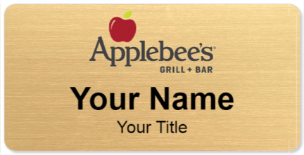 Custom name badges for Applebees