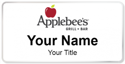 Custom name badges for Applebees