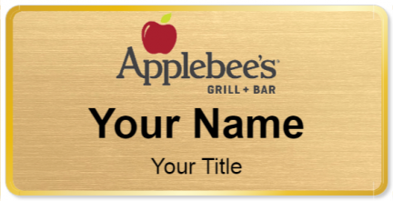 Custom name badges for Applebees