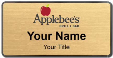 Custom name badges for Applebees