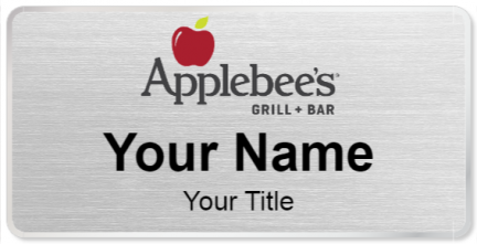 Custom name badges for Applebees