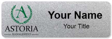 Custom name badges for Astoria Management