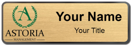 Custom name badges for Astoria Management