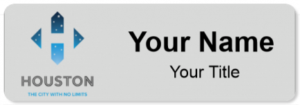 Custom name badges for City of Houston