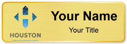 Custom name badges for City of Houston