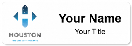 Custom name badges for City of Houston