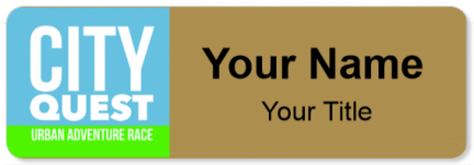 Custom name badges for City Quest