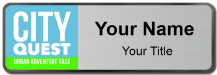 Custom name badges for City Quest