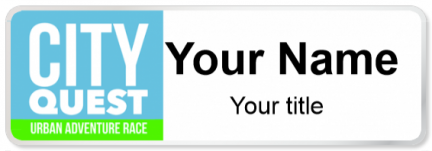 Custom name badges for City Quest