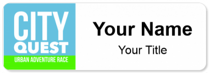 Custom name badges for City Quest