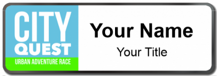 Custom name badges for City Quest