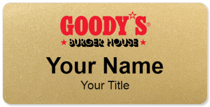 Custom name badges for Goodys Burger House