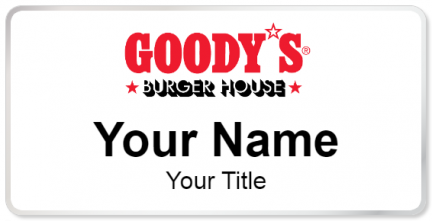 Custom name badges for Goodys Burger House