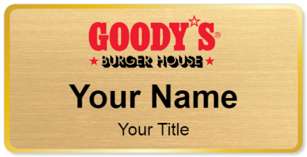 Custom name badges for Goodys Burger House