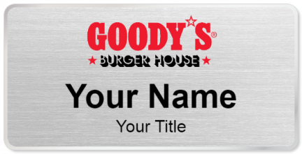 Custom name badges for Goodys Burger House