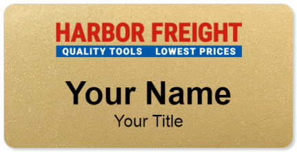 Custom name badges for Harbor Freight Tools