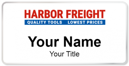 Custom name badges for Harbor Freight Tools
