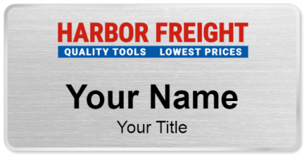 Custom name badges for Harbor Freight Tools