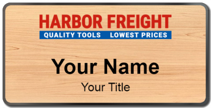 Custom name badges for Harbor Freight Tools