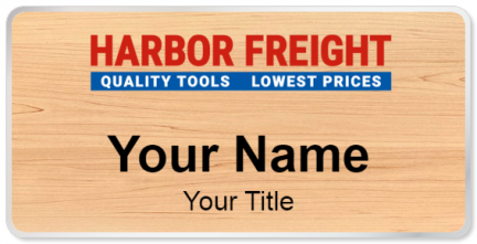 Custom name badges for Harbor Freight Tools