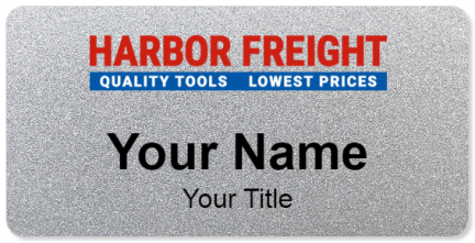 Custom name badges for Harbor Freight Tools